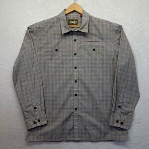 Howler Bros Performance Plaid Button Down Fishing Hiking Shirt Mens XL